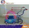 Plastic / Steel Indoor Colored Children Shopping Carts for Shopping Mall