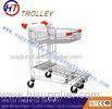 Supermarket Iron Grocery Store Shopping Carts Trolley Folding Type