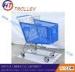 Four - Wheeled Plastic Grocery Store Shopping Carts With Baby Chair