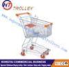 Four Wheels Grocery Store Shopping Carts Trolley Steel Material Unfolded