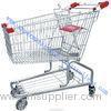 Tesco Germanic Style Grocery Store Shopping Cart , Zinc Powder with Safety Belt
