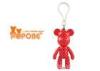 Lovely 3'' POPOBE Plastic Bear Key Chain for Valentine's Day Gift