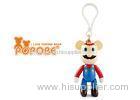 Kids Gift Plastic Buckle POPOBE Bear Keychain Game Characters Design