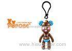 Plastic Buckle POPOBE Bear Keychain Bag Decoration 8.2cm PromotionalGift