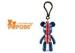 Customised Cute PVC POPOBE Bear Key Chain Rings For Girl Decorative Bag 3" / 8.2CM