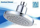 Water Saving ABS 150mm Shower Heads , Overhead Rain Shower Head