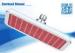 Ceiling Rainfall Red Square Overhead Shower Head With TPR Shower Nozzles
