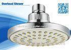 Yellow / Blue Round Bathroom Overhead Shower Head For Low Water Pressure