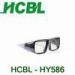 Fashion Universal Active Shutter 3d TV Glasses Comaptible IR / BT For Theater