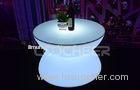 Round illuminated Led Coffee Table Color changing lighting bar Furniture