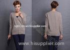 Womens Fine Knit Sweaters With Pockets V neck Cashmere Cardigan