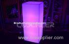 Outdoor illuminated Bar Led Cocktail High Light Pillar Table Rechargeable