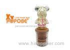 Rubber POPOBE Bear Wine Bottle Stopper , Decorative Wine Bottle Stoppers