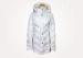 Windproof White Womens Long Down Coat , Size 36 / 38 / 40 / 42 / 44