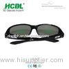 Logo Printed IMAX 3D Glasses Black For 3D Digital Entertainment