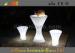 IP56 RGB Outdoor PE illuminated led furniture With Rechargeable Battery