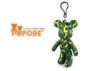 Promotional Gifts Item POPOBE Bear Camouflage PVC Customised Key Chains