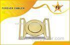 Two-Pieces Zinc Alloy Metal Belt Buckles Two-Tone Plating For Men