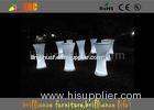 100v - 240v Outdoor illuminated led furniture led Cocktail Table For Party & Exhibition