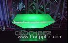 Waterproof Bar Table 16 LED Colors Change Cafe Tables For 2 To 4 People Seat