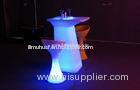 Glowing PE LED Cocktail Table Remote Control In GRB / Blue Lighting