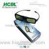 144Hz DLP Projector Universal Active 3D TV Glasses With PC Frame , 1.6mm LCD Lens