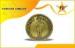 2D Bronze Custom Metal Coins With Antique Bronze Plating For Souvenir