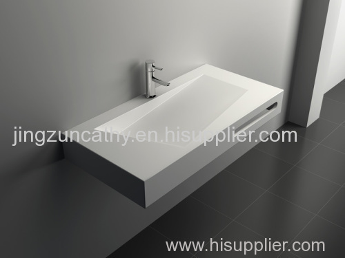 Freestanding Composite Resin Artificial Stone Basin