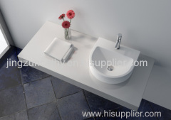 Freestanding Composite Resin Artificial Stone Basin