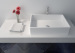 Freestanding Composite Resin Artificial Stone Basin