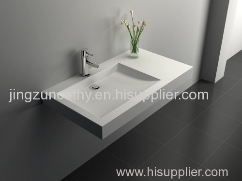 Freestanding Composite Resin Artificial Stone Basin