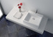 Freestanding Composite Resin Artificial Stone Basin