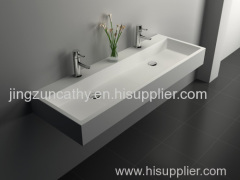 Freestanding Composite Resin Artificial Stone Basin