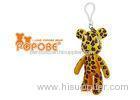 Cute POPOBE 14cm Customised Key Chains PVC Key Chain Rings