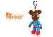 Vinyl POPOBE Bear Customised Key Chains Bag Accessories OEM Design