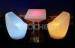 Durable Led Lounge Furniture / Lighting Hotel Restaurant Table and Chairs