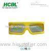 Large Plastic Eyeglasses / IMAX 3D Glasses For Media Entertainment Club Movies