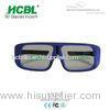 Auto - stereoscopic Films Imax 3D Glasses / Eyewear With Purple Full Covering Frame