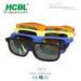 Deep Blue Coating Hard structure IMAX Reald 3D Glasses With 0.26 ~ 0.4 mm Filter Lens