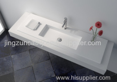 Freestanding Composite Resin Artificial Stone Basin