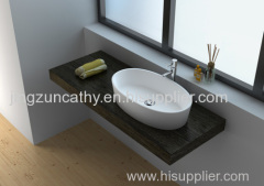 Freestanding Composite Resin Artificial Stone Basin