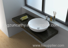 Freestanding Composite Resin Artificial Stone Basin