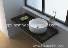 Freestanding Composite Resin Artificial Stone Basin