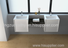 Freestanding Composite Resin Artificial Stone Basin