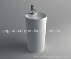 Freestanding Composite Resin Artificial Stone Basin