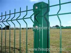 PVC coated 3D security fencing.welded steel fence.triangle welded fence