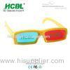 Red Blue Cyan Anaglyph 3D Glasses for 3D PC / Magazine / Book with Plastic Frame