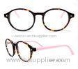 Optical Eyeglass Frames For Ladies , Round Shape Fashion Acetate Optical Frame
