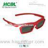 Recycled ABS Frame Linear Polarized 3D Glasses For Hollywood Hot Movies