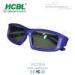 Purple Recyclable Amusement Park Glasses Circular Polarized For 3D Motion Pictures